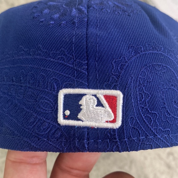Los Angeles Dodgers Paisley Bandana Print Embroidery 59Fifty New Era Hat… - Picture 8 of 15